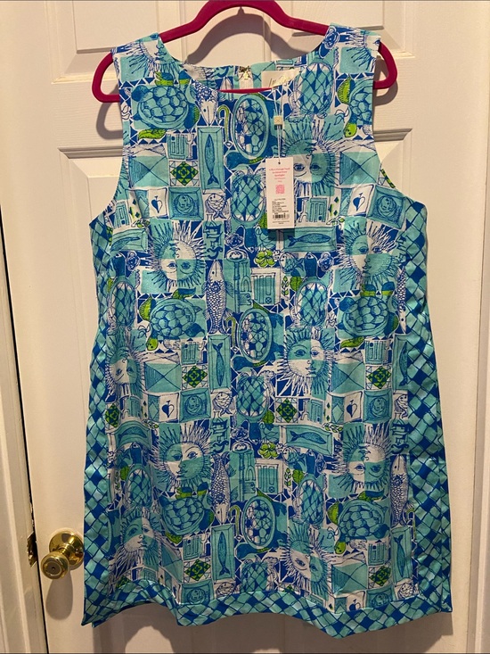 Lilly Pulitzer Dresses & Skirts - Lilly Pulitzer Aisling Shift Romper NWT - Size 16- Mint Condition Harlillyquin